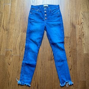 Madewell 10” High Riser Skinny Skinny
